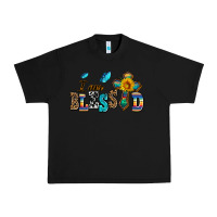 Black ı am blessed Urban Heavy Tee - AdoDesignShop