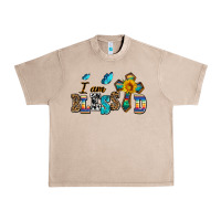 French Oak ı am blessed Urban Heavy Tee - AdoDesignShop