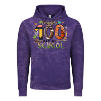 Cloud Purple happy 100 americana football basketball day of sch Vintage Hoodie - RacoonDesign