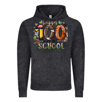 Vintage Black happy 100 americana football basketball day of sch Vintage Hoodie - RacoonDesign