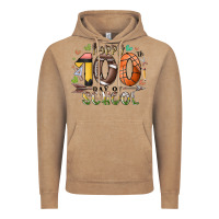 Vintage Coffee happy 100 americana football basketball day of sch Vintage Hoodie - RacoonDesign