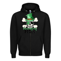 Black let the shenanigans begin Zipper Hoodie - MaliasSmallBusiness