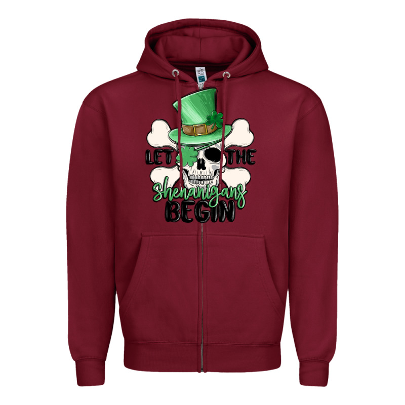 Let The Shenanigans Begin Zipper Hoodie by MaliasSmallBusiness | Teevron