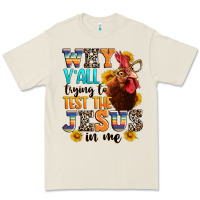 Bone why yall trying to test the jesus in me Premium Tee - texasbilliewilder