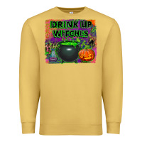 Antique Gold drink up witches Premium Sweatshirt - BundleAndBundleShop