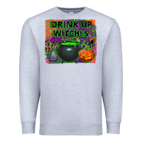 Heather Grey drink up witches Premium Sweatshirt - BundleAndBundleShop