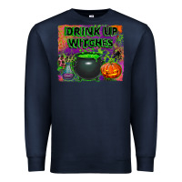 Navy drink up witches Premium Sweatshirt - BundleAndBundleShop