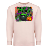 Pale Pink drink up witches Premium Sweatshirt - BundleAndBundleShop