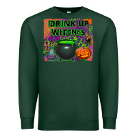Sports Green drink up witches Premium Sweatshirt - BundleAndBundleShop