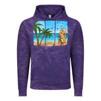 Cloud Purple beach background Vintage Hoodie - HRA Design Shop