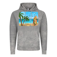 Cloud Rock beach background Vintage Hoodie - HRA Design Shop