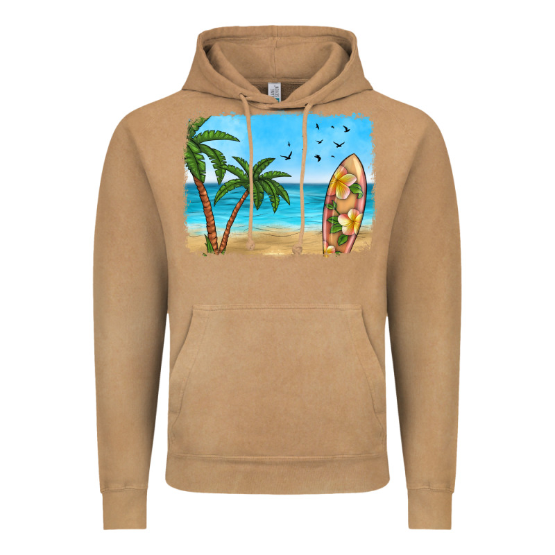 Beach Background Vintage Hoodie by HRA Design Shop | Teevron
