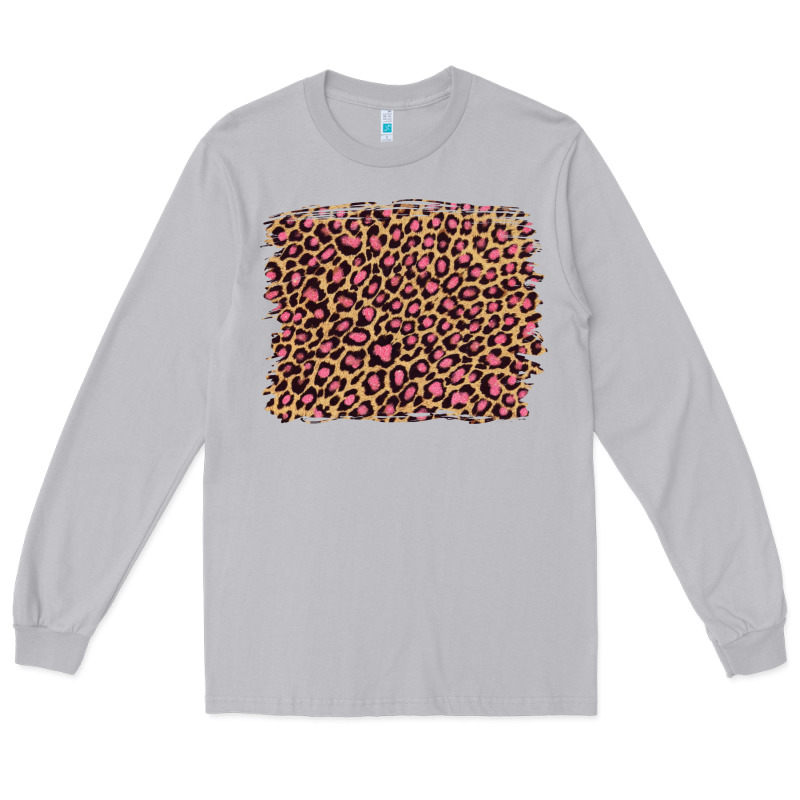 Leopard With Pink Glitter Long Sleeve Tee by Artiststas | Teevron