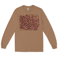 Toasted Coconut leopard with pink glitter Long Sleeve Tee - Artiststas