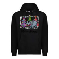 Black I Want Hippopotamus For Christmas Premium Hoodie - Bettercallsaul