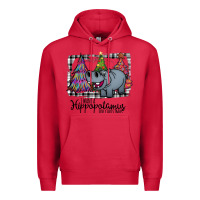 Cardinal I Want Hippopotamus For Christmas Premium Hoodie - Bettercallsaul