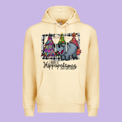 I Want Hippopotamus For Christmas Premium Hoodie Designed By Bettercallsaul