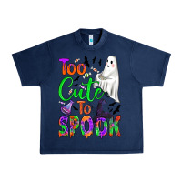 Navy too cute to spook Urban Heavy Tee - BundleAndBundleShop