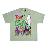 Oil Green too cute to spook Urban Heavy Tee - BundleAndBundleShop