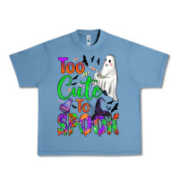 Pebble Blue too cute to spook Urban Heavy Tee - BundleAndBundleShop
