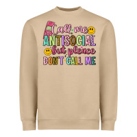 Mushroom call me antisocial but please don't call me Heavyweight Sweatshirt - Artiststas