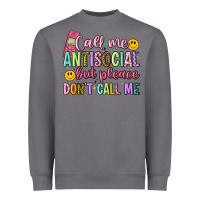 Storm call me antisocial but please don't call me Heavyweight Sweatshirt - Artiststas