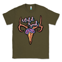 Army Green wild soul Classic Tee - JahusDesignShop