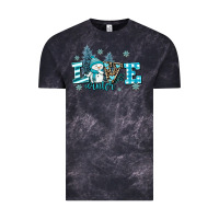 Cloud Black love winter Vintage Tee - AdoDesignShop