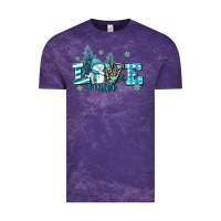 Cloud Purple love winter Vintage Tee - AdoDesignShop