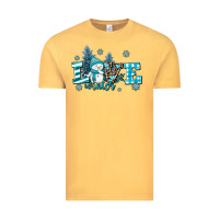Vintage Mustard love winter Vintage Tee - AdoDesignShop