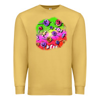 Antique Gold halloween candy  patches Premium Sweatshirt - BundleAndBundleShop