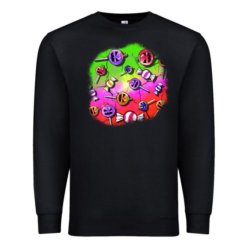 Halloween Candy  Patches Premium Sweatshirt by BundleAndBundleShop | Teevron