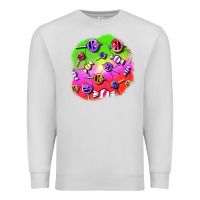 Dove Grey halloween candy  patches Premium Sweatshirt - BundleAndBundleShop