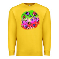 Lemon halloween candy  patches Premium Sweatshirt - BundleAndBundleShop