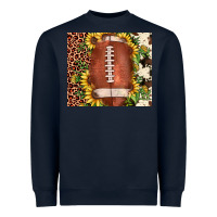 Football Leopard Cowhide Sunflower Heavyweight Sweatshirt | Teevron