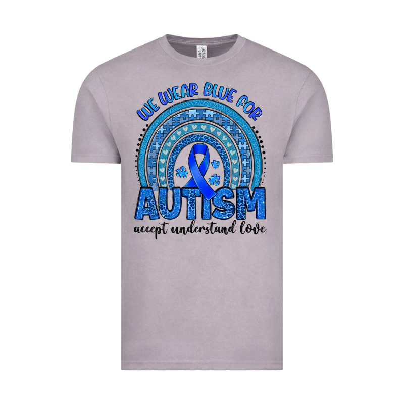 We Wear Blue For Autism Accept Understand Love Vintage Tee by Artiststas | Teevron