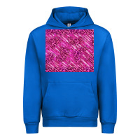 Cobalt pink glitter with leopard pattern Urban Hoodie - TumblerDesignByShophia