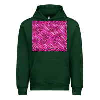 Forest Green pink glitter with leopard pattern Urban Hoodie - TumblerDesignByShophia