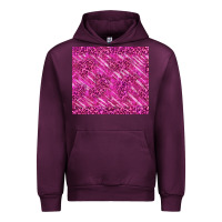 Mauve Wine pink glitter with leopard pattern Urban Hoodie - TumblerDesignByShophia