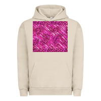Pigment French Oak pink glitter with leopard pattern Urban Hoodie - TumblerDesignByShophia