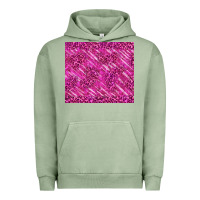 Pigment Oil Green pink glitter with leopard pattern Urban Hoodie - TumblerDesignByShophia