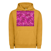 Pigment Peanut Butter pink glitter with leopard pattern Urban Hoodie - TumblerDesignByShophia