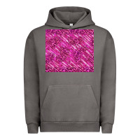 Pigment Tornado pink glitter with leopard pattern Urban Hoodie - TumblerDesignByShophia