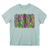 Arona Mardi Gras Leopard Beads Brushstrokes Heavy Core Tee - RanaPortraitStore
