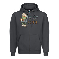 Smoke froggy before coffee Zipper Hoodie - MaliasSmallBusiness