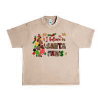 French Oak i believe in santa paws Urban Heavy Tee - AdoDesignShop