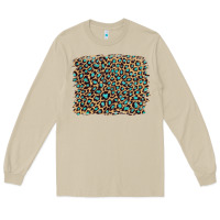 Mushroom leopard with turquoise glitter Long Sleeve Tee - Artiststas