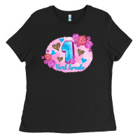 Black back to school flowers first grade 3200x2400 Ladies Tee - AdoDesignShop