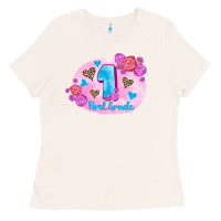 Bone back to school flowers first grade 3200x2400 Ladies Tee - AdoDesignShop