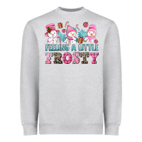 Heather Grey feelin' a little frosty Heavyweight Sweatshirt - AdoDesignShop